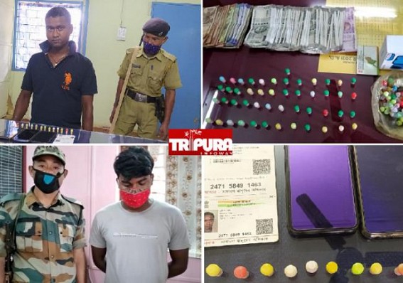Heroin Smuggling Network Busted by Champaknagar and Ranirbazar Police : 2 Arrested with total 61 container of Heroin Heroin Smuggling Network Busted by Champaknagar and Ranirbazar Police : 2 Arrested with total 61 container of Heroin